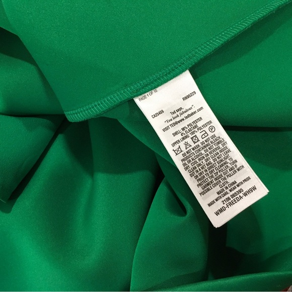 TED BAKER Freeda Fit&flare Dress Green Twist Halter neck Size 2 Women’s - Picture 6 of 7